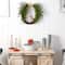 24" Holiday Christmas Pine And Hanging Bells Wreath
